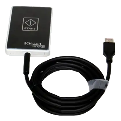 Electrocardiographe ECG numérique Schiller CS104 MS12 USB (compatible PC)