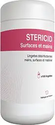 100 Lingettes nettoyantes et désinfectantes mains