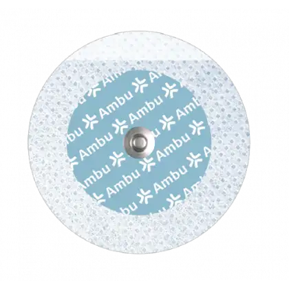 Electrodes ECG rondes à pression White Sensor CMM/1-00-S Ambu - connecteur en acier inox (lot de 1200)
