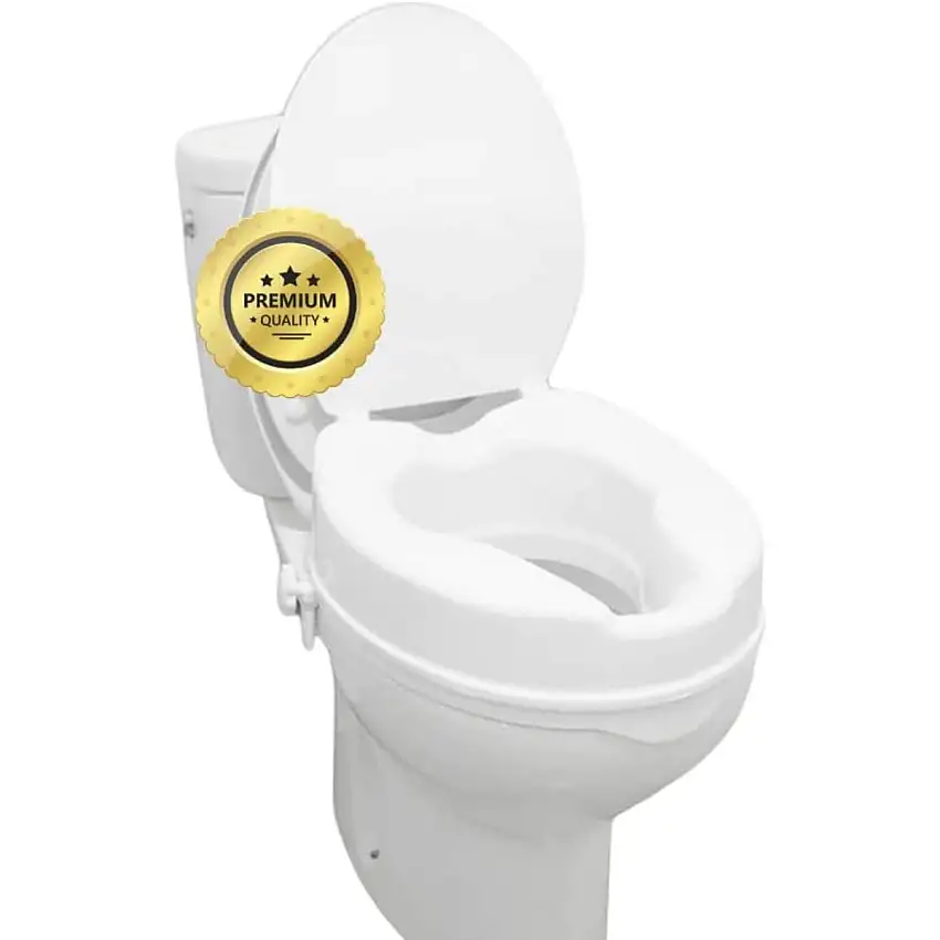 Élévateur WC Adultes 15 cm | Alzateur WC Universel - 15 cm sans couvercle