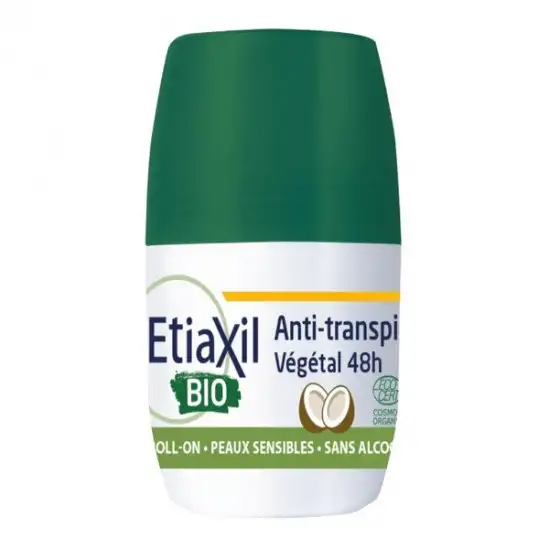 Cooper etiaxil bio anti-transpirant végétal 48h roll-on 50ml
