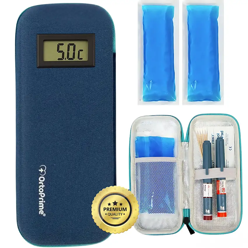 Étui pour Insuline avec Thermomètre | Frigo pour Diabétiques