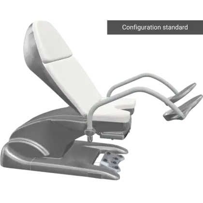 Fauteuil de gynécologie électrique Schmitz Arco-matic 300M (3 moteurs)