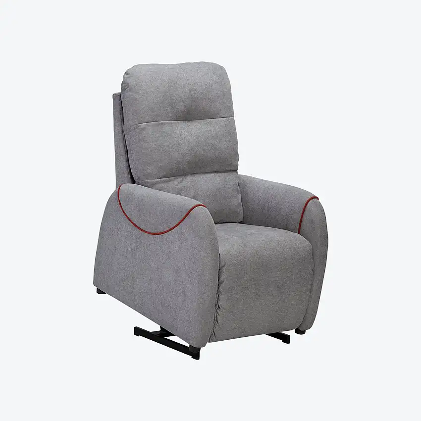 Fauteuil releveur électrique - 2 moteurs - Nadia - Népal gris - Kinéa