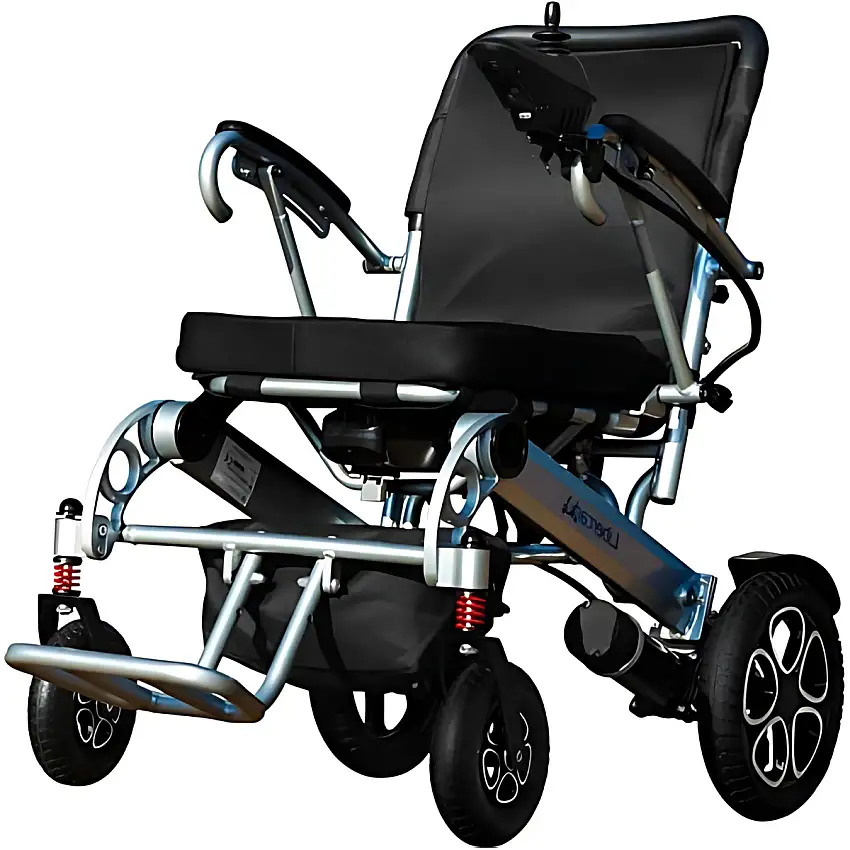 Fauteuil Roulant Électrique Ultra-Léger avec Batterie Lithium - 1x6Ah