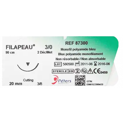 Fil de suture ligature Filapeau - 90 cm (boite de 36)