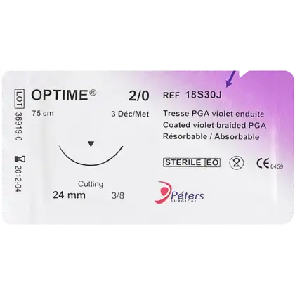 Fil de suture Optime à résorption normale (boite de 36)