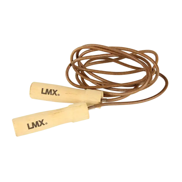 LMX. Leather jump rope with bearing