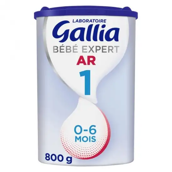 Gallia bébé expert 1 ar lait 0-6 mois anti-régurgitations 800g