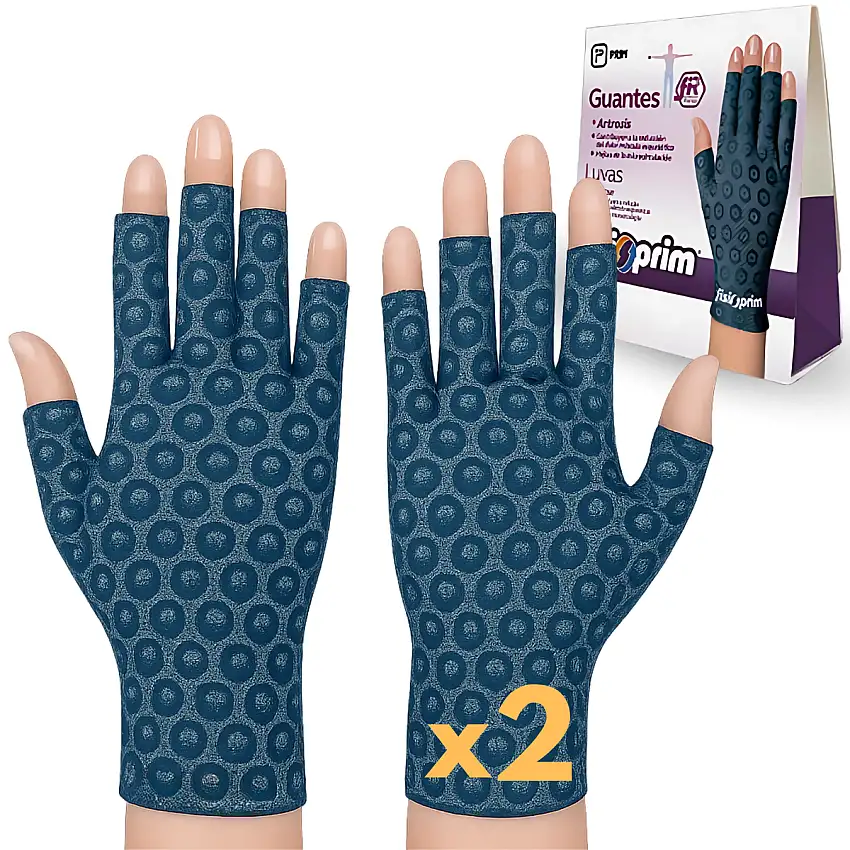Gants Thérapeutiques pour Arthrose | Tissu Technique Élastique - XS