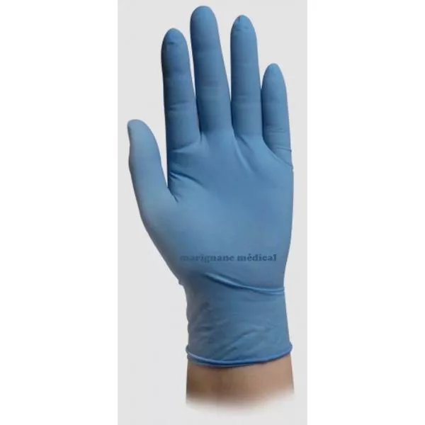 Gants d'examen nitrile non poudrés non stériles