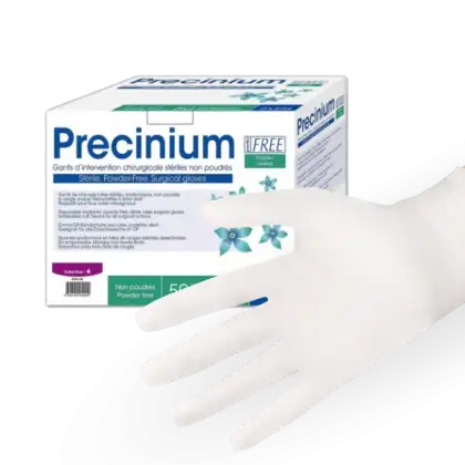Gants latex non poudrés stériles (boîte de 100)