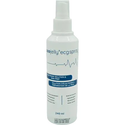 Gel de contact en spray pour ECG et défibrillateur NeoJelly (25 flacons de 240 ml)