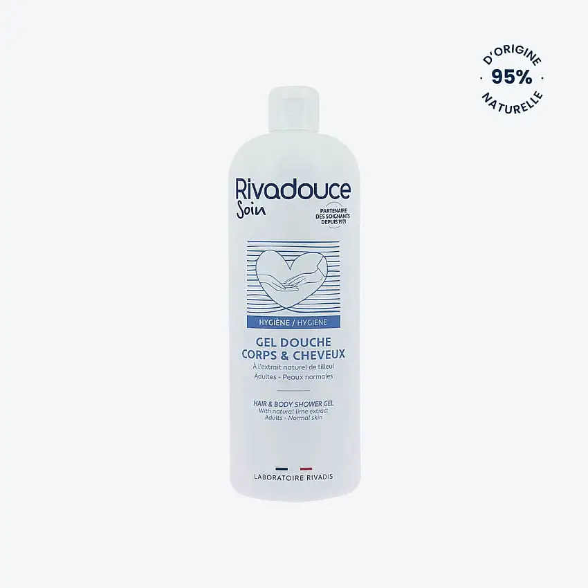 Gel douche hydratant - Tilleul - 1 L - Rivadouce
