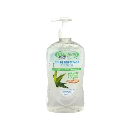 Gel hydroalcoolique à l'Aloe Vera Désinfectis