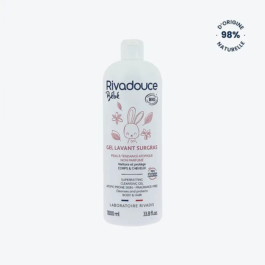 Gel lavant surgras bébé - 1 L - Rivadouce