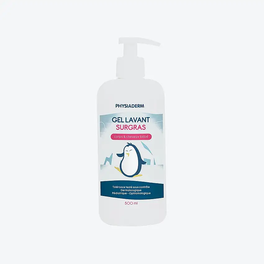 Gel lavant surgras bébé - 500 ml - Physiaderm