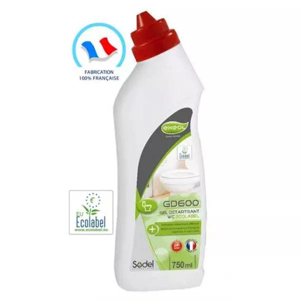 Gel nettoyant détartrant WC GD600