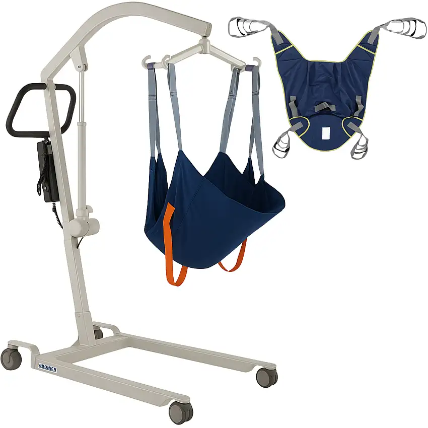 Grue Robuste pour Patients avec Harnais 2 Tailles - M