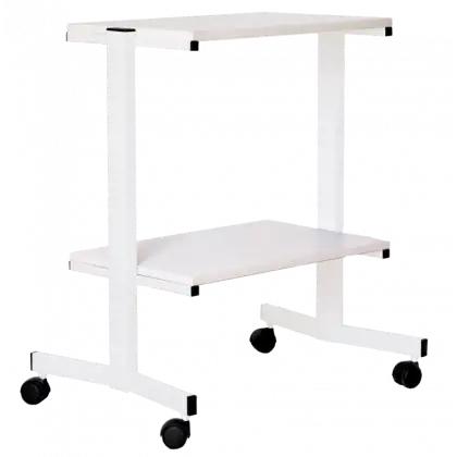 Guéridon médical Licata 2 plateaux - epoxy