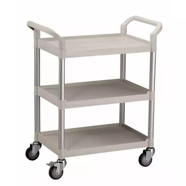 Guéridon plastique 3 plateaux