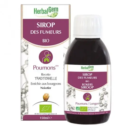 Herbalgem sirop des fumeurs bio 150ml