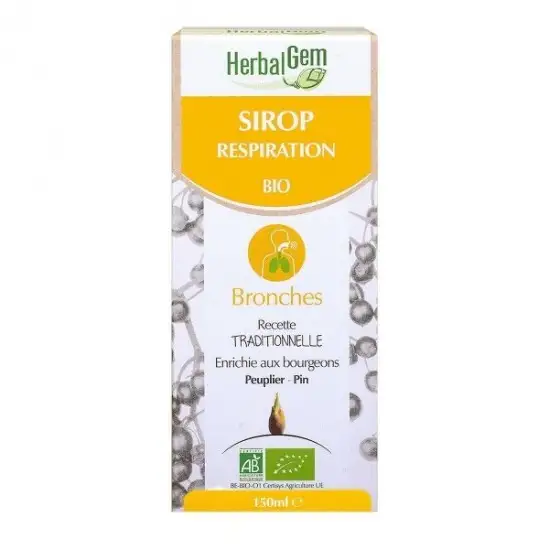Herbalgem sirop respiration bio 150ml