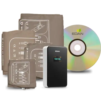 Holter tensionnel Edan SA-10 avec logiciel PC et 4 brassards