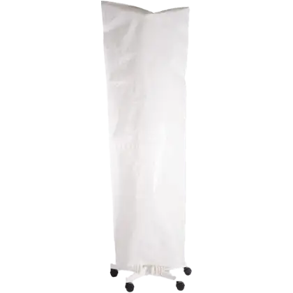 Housse blanche antipoussière pour squelette