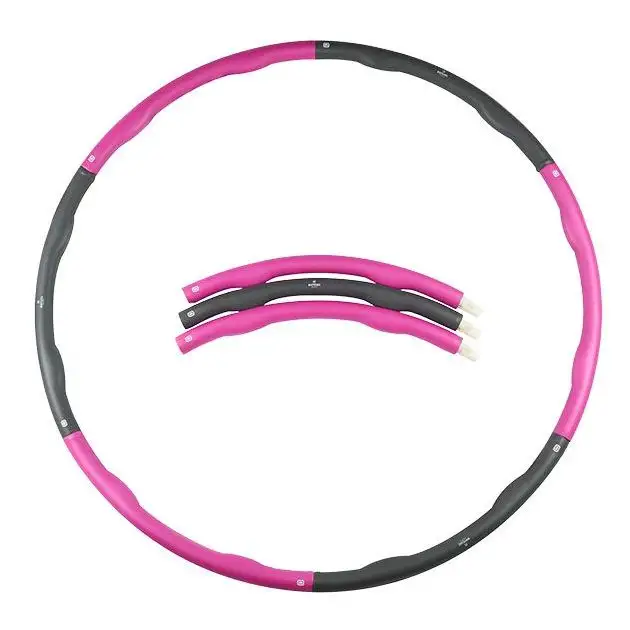 Matchu Sports - Fitness Hula Hoop 1,2 kg - Violet/Gris