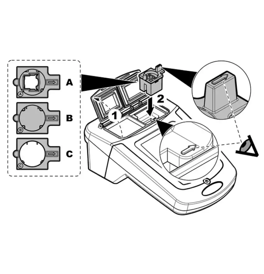 ADAPTATEURS POUR CUVE DR1900 - LOT DE 3