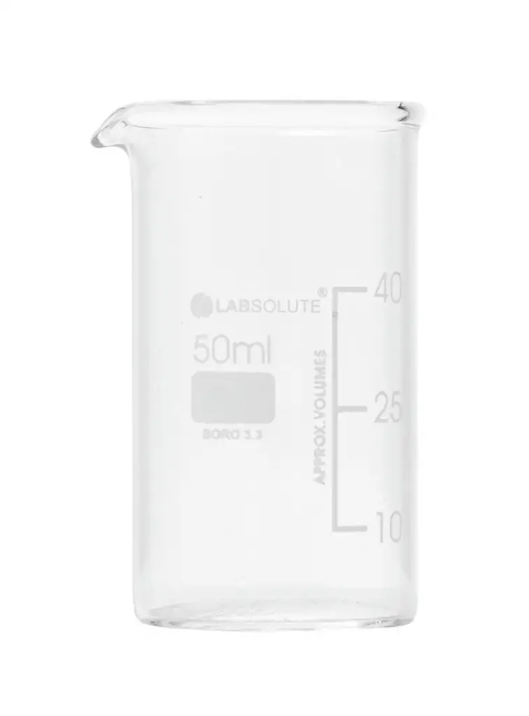 BECHER A BEC FORME HAUTE VERRE BOROSILICATE GRADUE 3L - X6