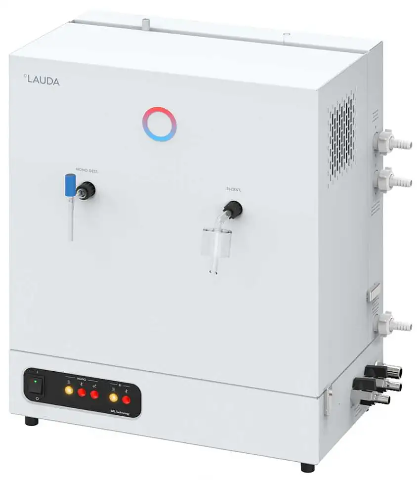 BI-DISTILLATEUR INOX/VERRE LAUDA PURIDEST PD4D 4 L/H