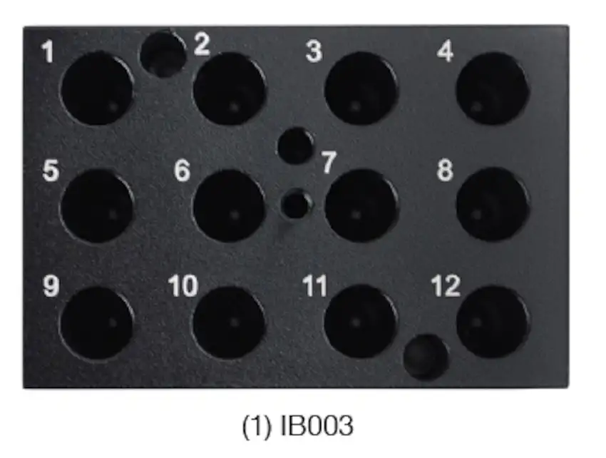 BLOC 12 PUITS POUR MINI- INCUBATEUR IB003