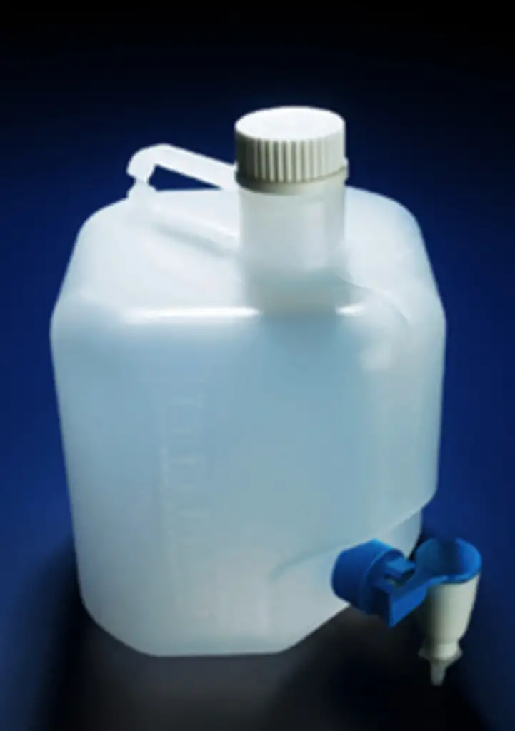 BONBONNE CARREE ALZON EN PP 20L - AVEC POIGNEE ET ROBINET