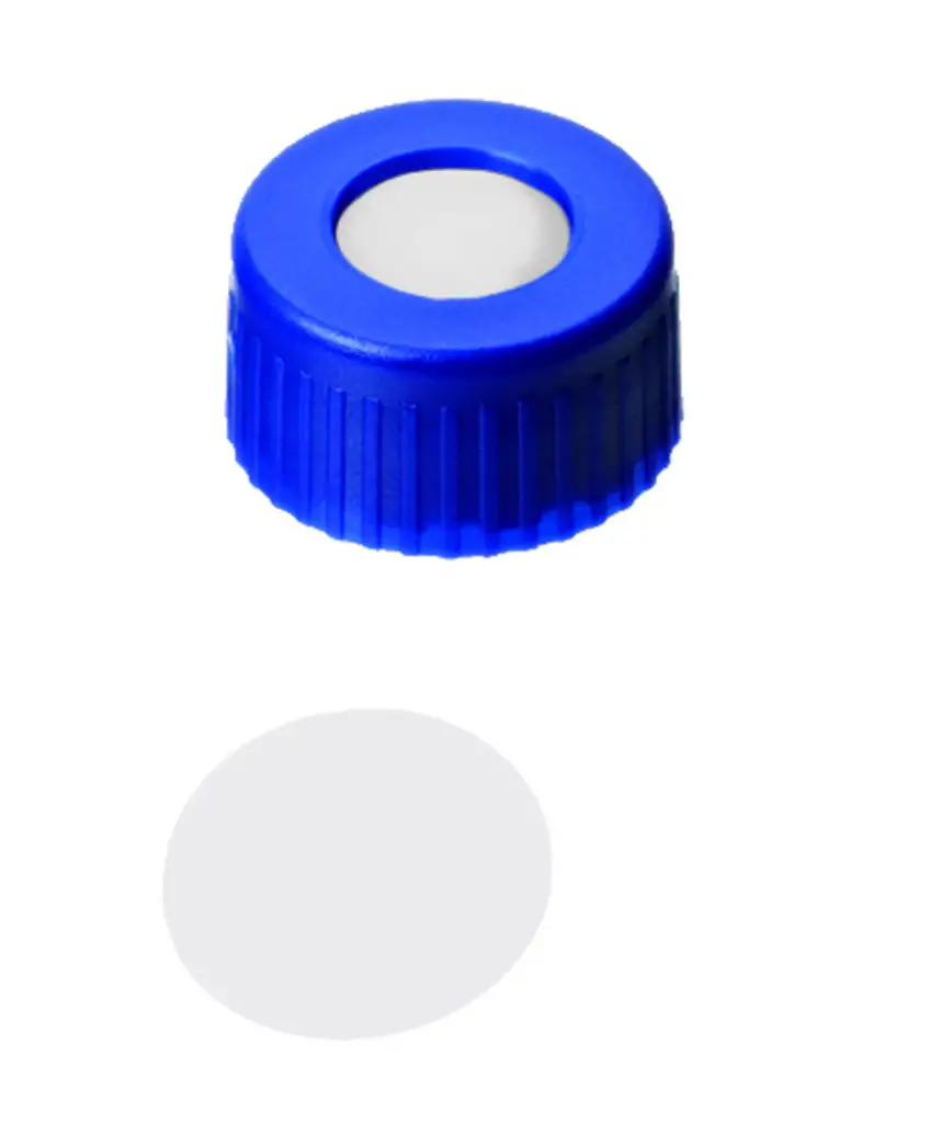 BOUCHON A VIS PP BLEU 1 TROU DN9 PTFE VIERGE - X100
