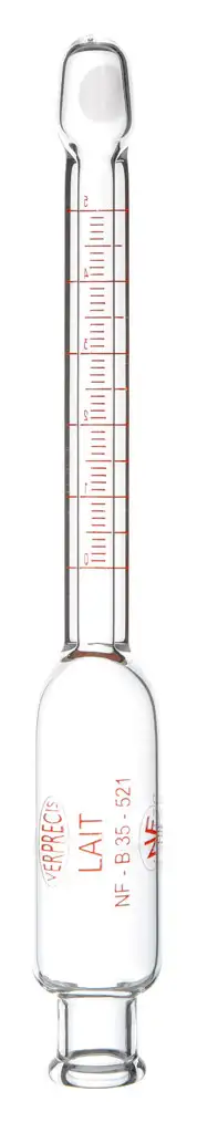 BUTY A LAIT 0 A 5% (100 DIV) CONTROLE ISO 19662