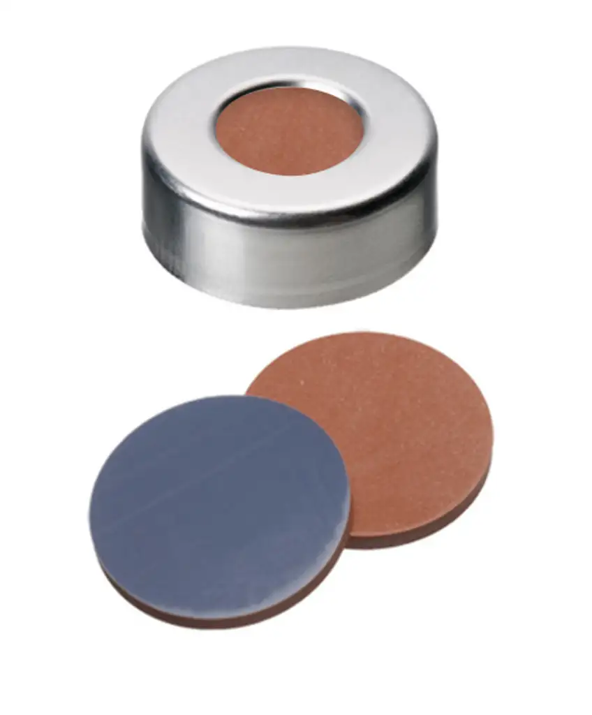 CAPSULE A SERTIR ALU 1 TROU DN 20 BUTYLE/PTFE - X100