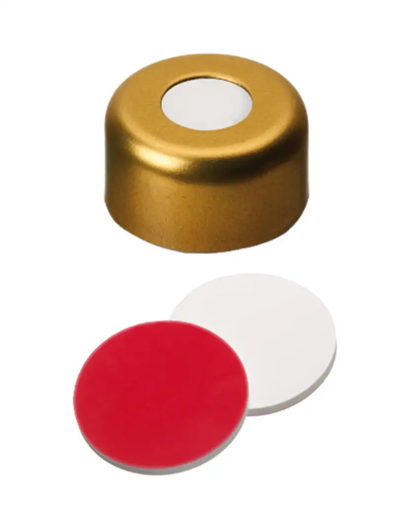 CAPSULE A SERTIR ALU 1 TROU DN11 MAGNETIQUE SIL/PTFE X100