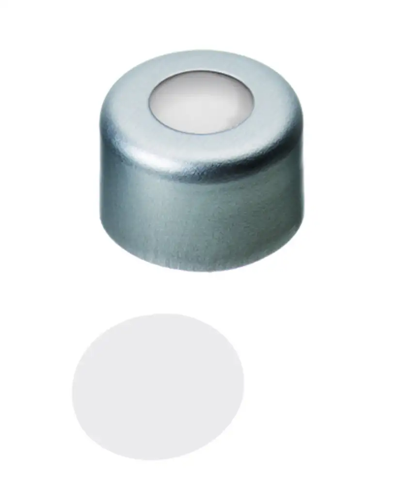 CAPSULE A SERTIR ALU 1 TROU DN8 SEPTA PTFE VIERGE - X100