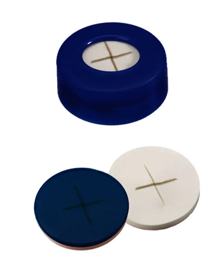 CAPSULE A SERTIR PE DUR BLEU 1 TROU FENDU DN11 SILI/PTFE X100