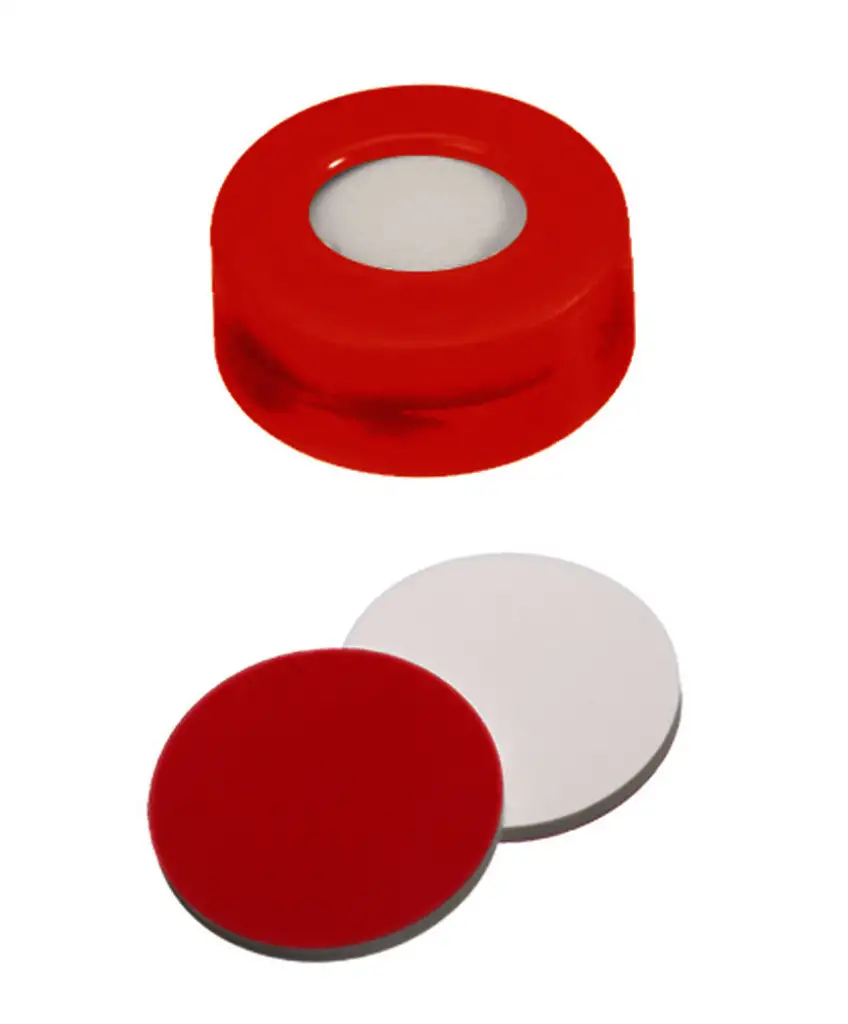 CAPSULE A SERTIR PE DUR ROUGE 1 TROU DN11 SILICONE/PTFE X100