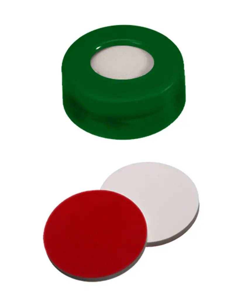 CAPSULE A SERTIR PE DUR VERT 1 TROU DN11 SILICONE/PTFE - X100