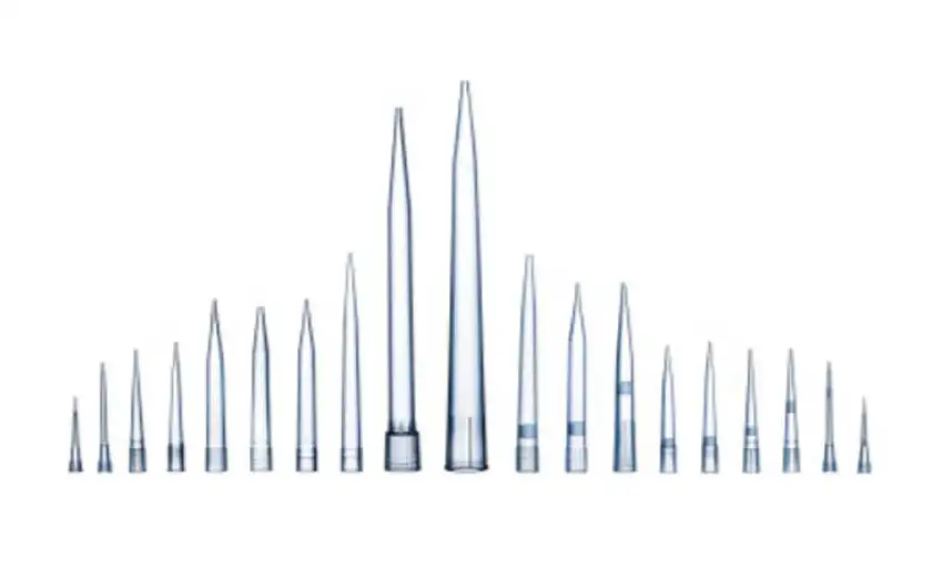 CONES OPTIFIT 0,1-10UL ALLONGEE L=46MM EN RACK 10X96