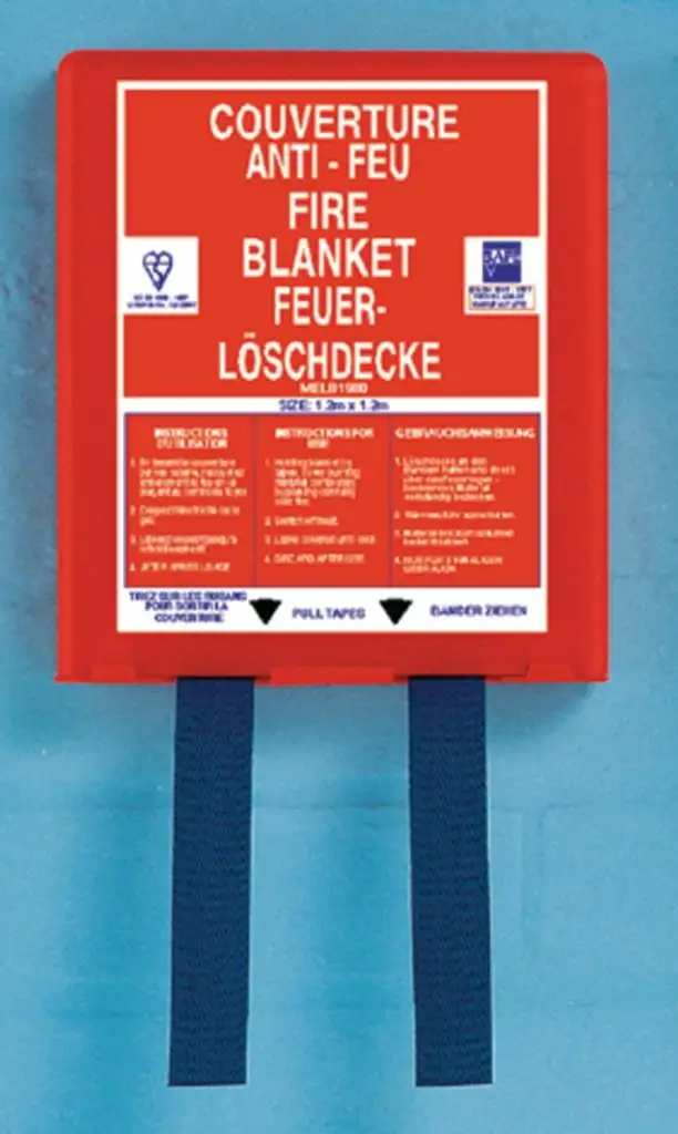 COUVERTURE ANTI-FEU ROUGE D.1200X1200MM