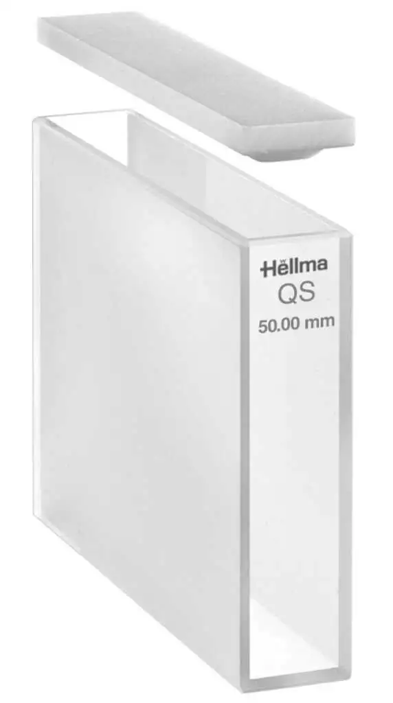 CUVE HELLMA EN QUARTZ TYPE 100 MACRO T.O.50MM VOL.17500UL