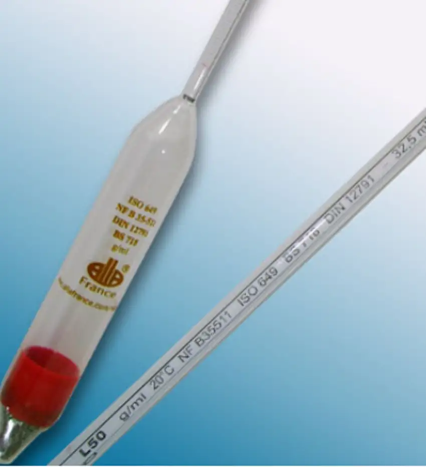 DENSIMETRE ISO 649 L50 0,750-0,800 EN 0,0005G/L 335MM