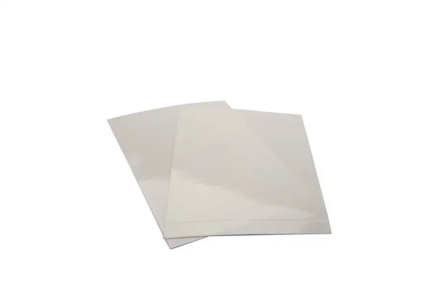 FEUILLE ADHESIVE EN PP POUR PCR 130X80MM - X100