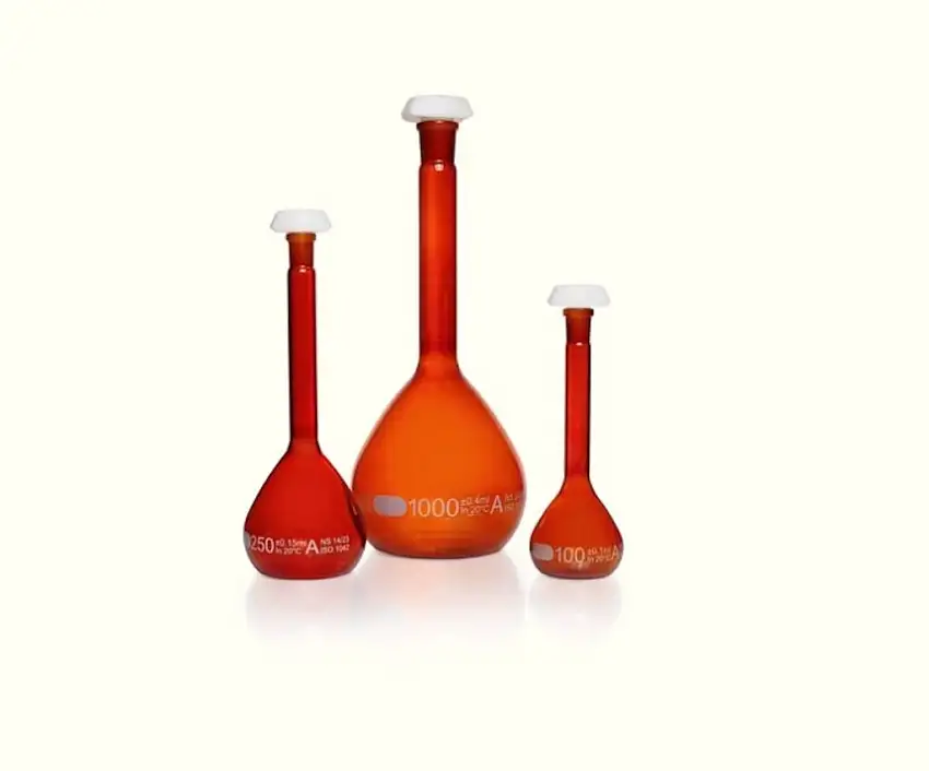 FIOLE JAUGEE BOUCHEE EN VERRE BRUN CLASS.A CN10/19 25ML - X2