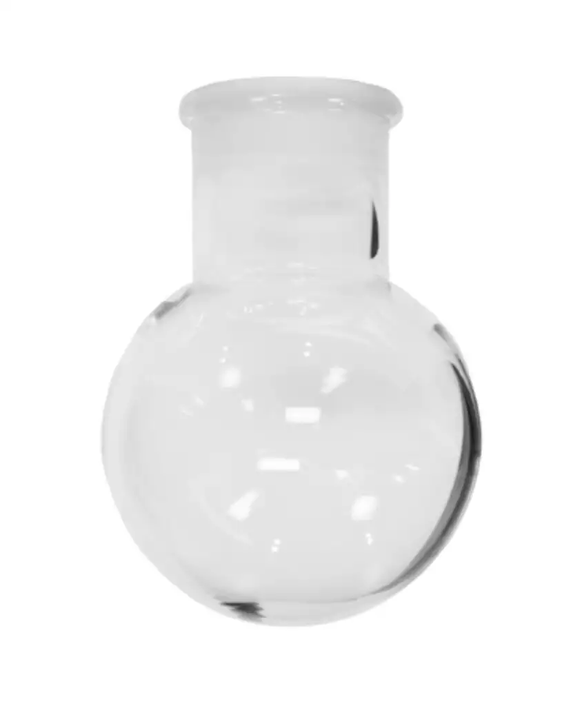 FLACON A FOND ROND AVE JOINT A RODAGE CONIQUE 34/15